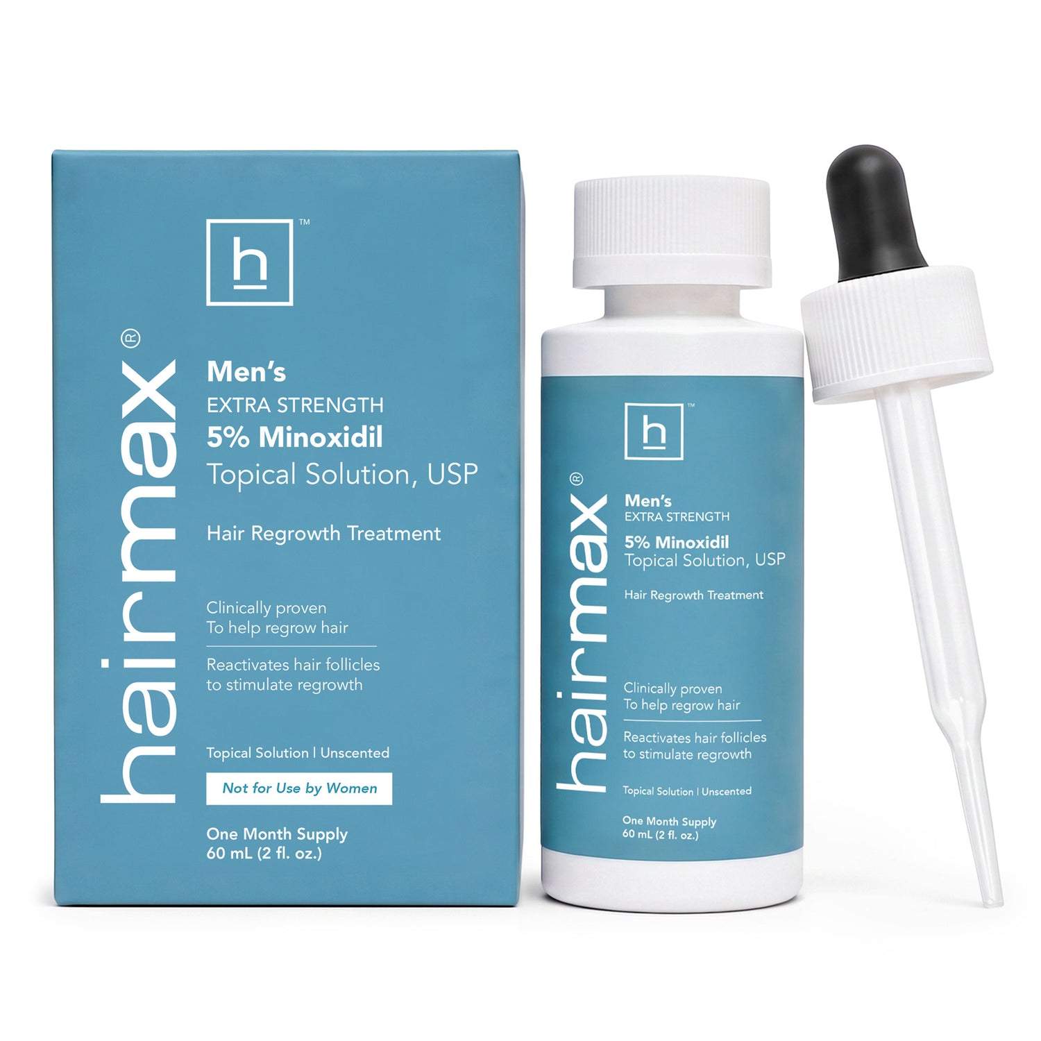Men's Minoxidil 5% Topical Over-The-Counter Solution Extra Strength
