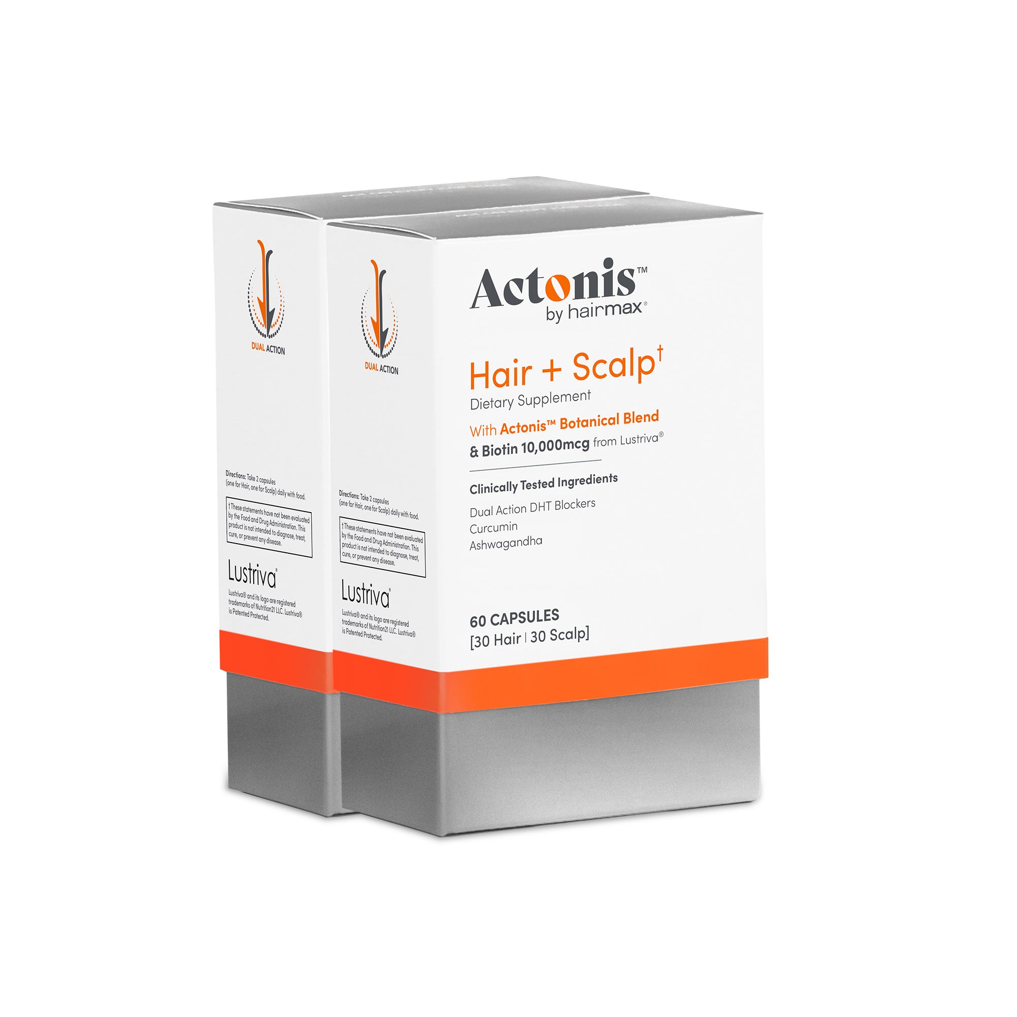 Actonis® Hair & Scalp Dual Action Supplements Twin Pack